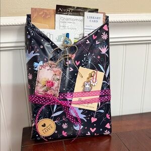 Blind date with a book. Hardcover with goodies.